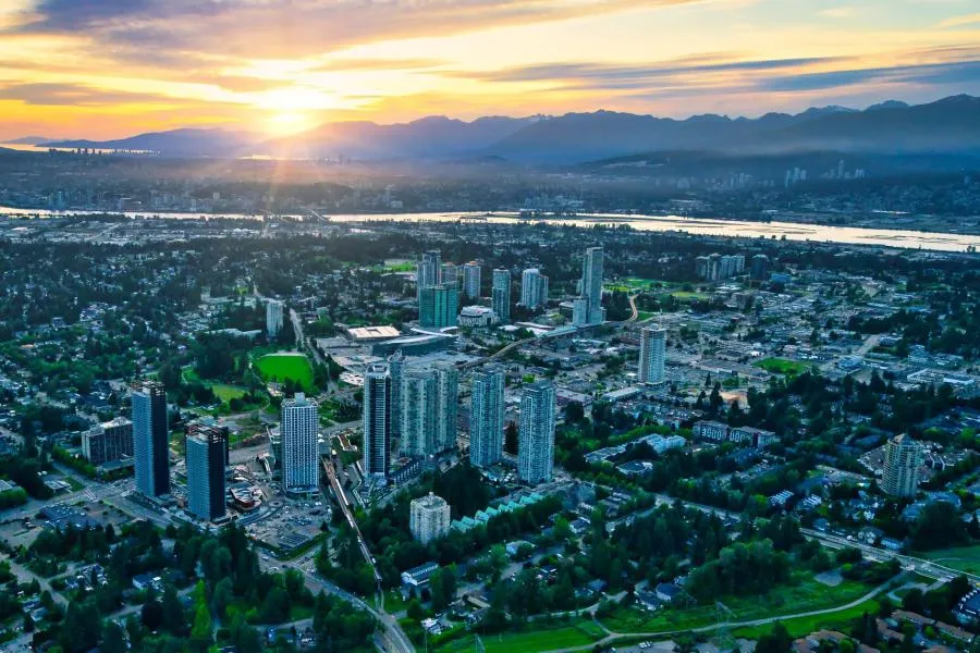 Surrey neighbourhood homes and streets